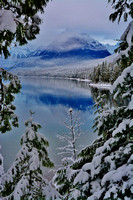 Glacier Park, Lake McDonald in winter
