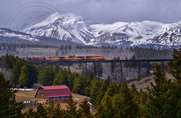 Train East Glacier
